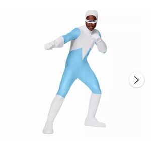 Spirit Halloween Frozone Costume Adult Large The Incredibles Disney Pixar